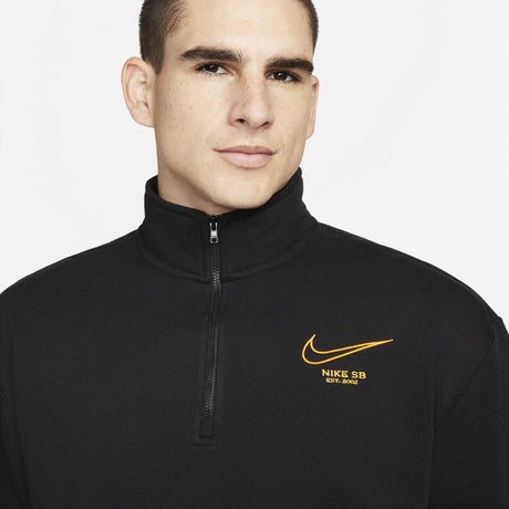 Nike SB Graphic HZ 1/2-Zip Fleece - Black/Gold