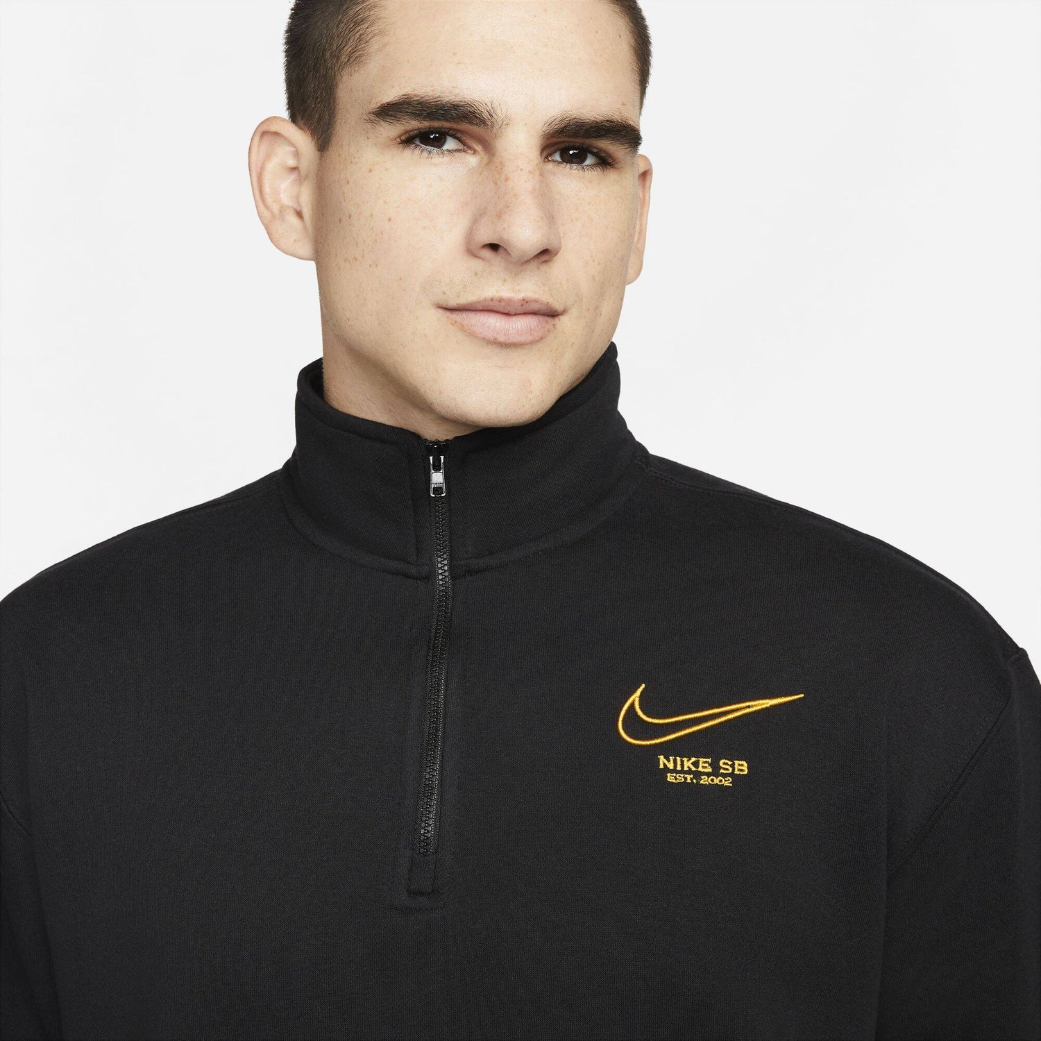 Nike SB Graphic HZ 1/2-Zip Fleece - Black/Gold