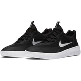 Nike SB Nyjah Free 2 Skate Shoes - Black/White-Black-Black