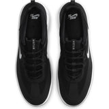 Nike SB Nyjah Free 2 Skate Shoes - Black/White-Black-Black