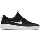 Nike SB Nyjah Free 2 Skate Shoes - Black/White-Black-Black