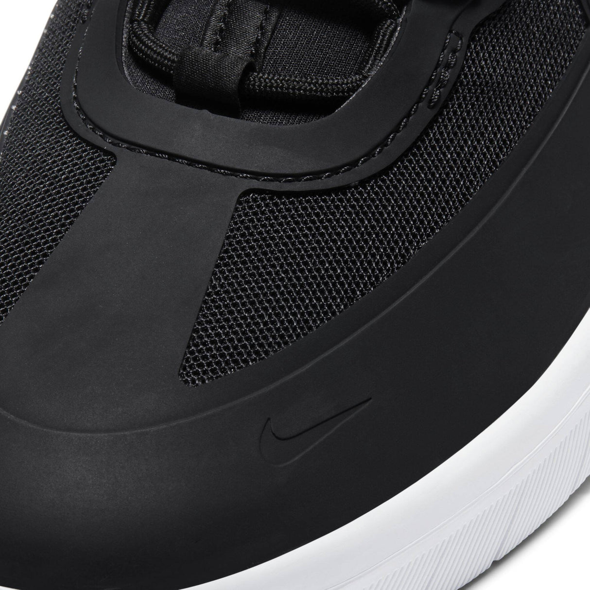 Nike SB Nyjah Free 2 Skate Shoes - Black/White-Black-Black