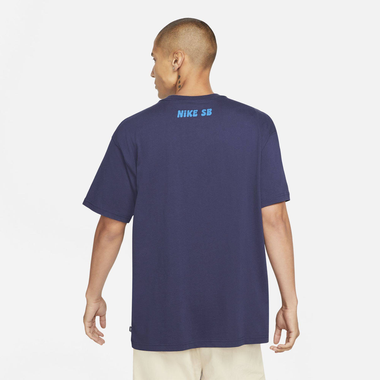 Nike SB Waxed T Shirt - Midnight Navy