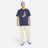 Nike SB Waxed T Shirt - Midnight Navy