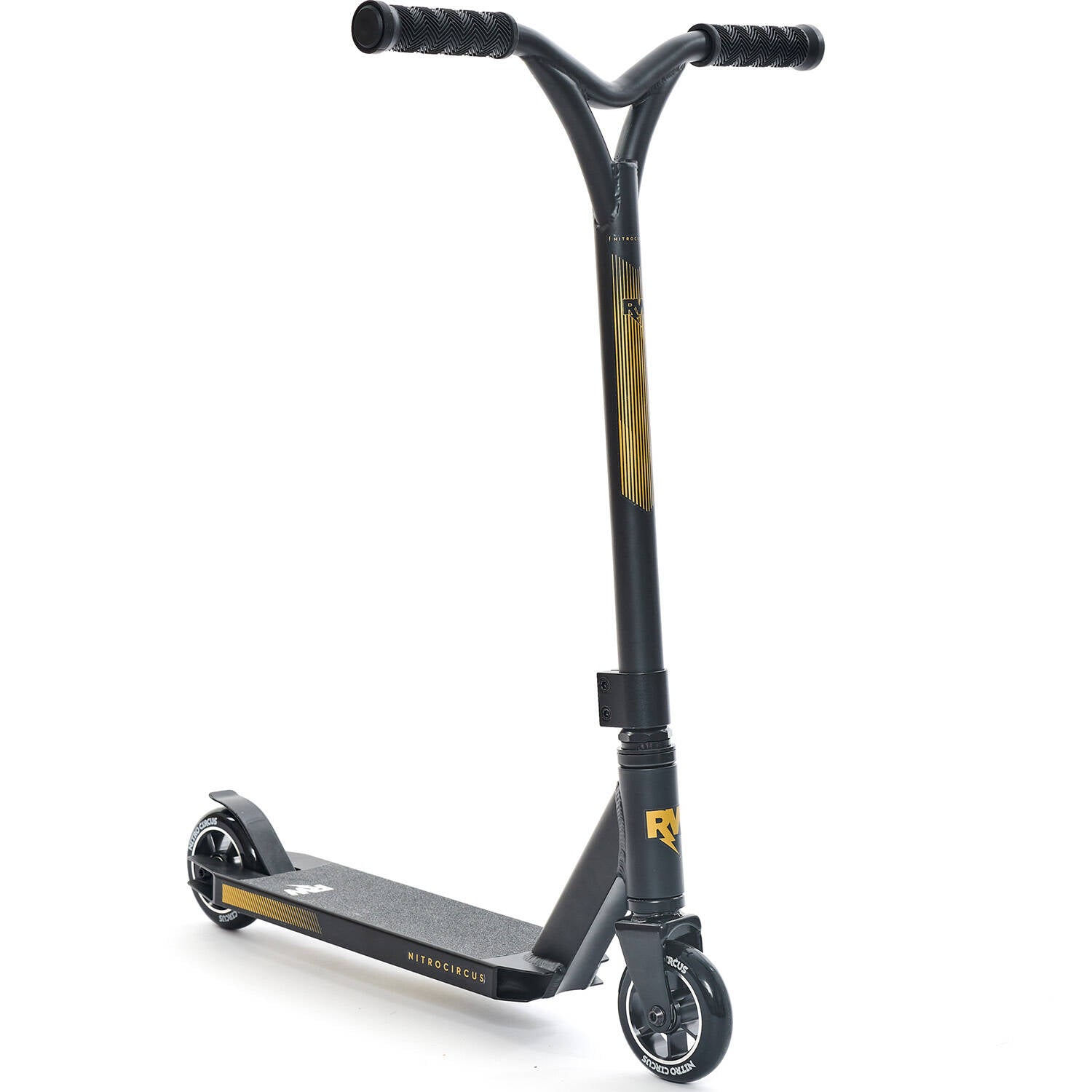 Nitro Circus RW Junior Replica Alloy Core Stunt Scooter - Satin Black/Gloss Black/Satin Black
