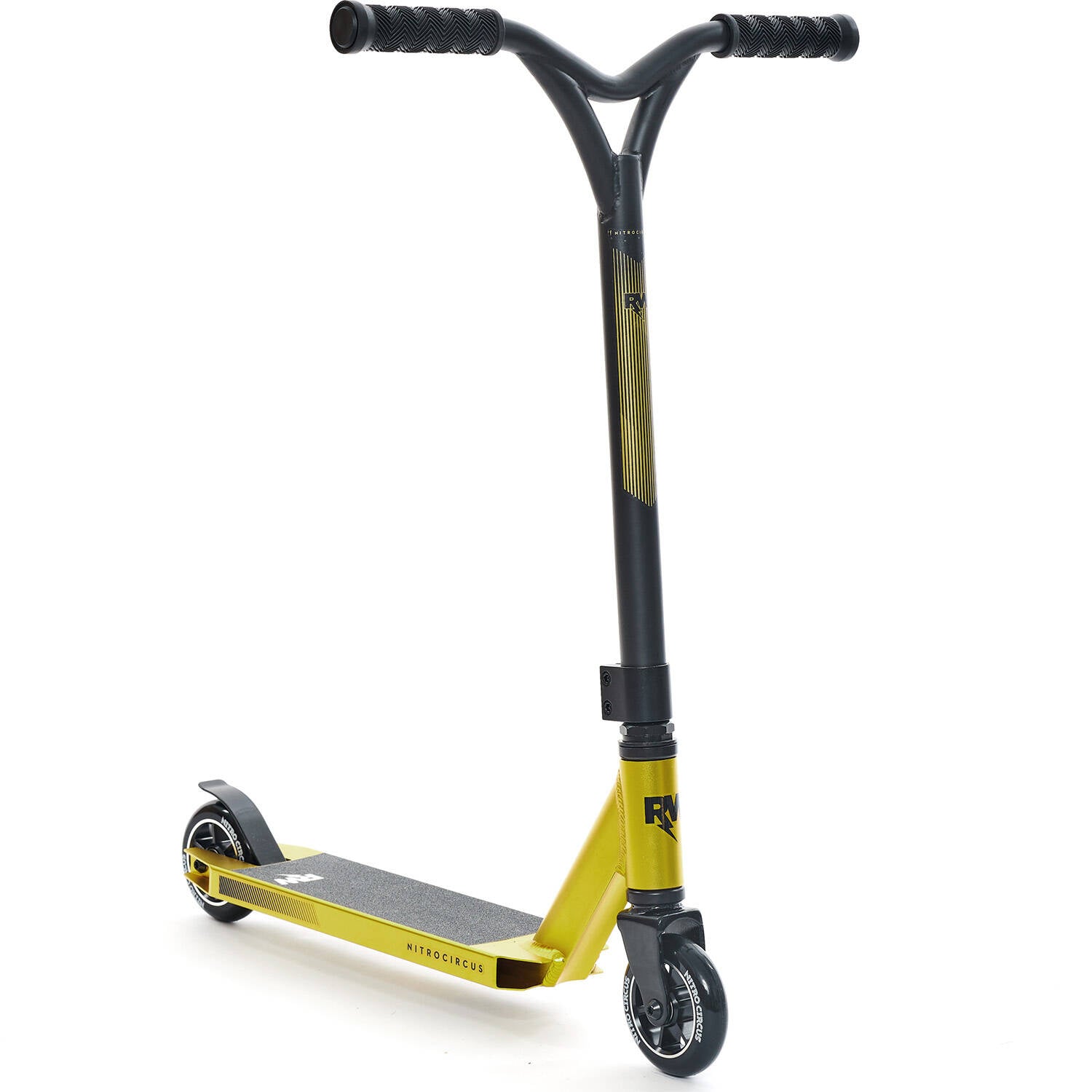 Nitro Circus RW Junior Replica Alloy Core Stunt Scooter - Ano Gold/Gloss Black/Satin Black