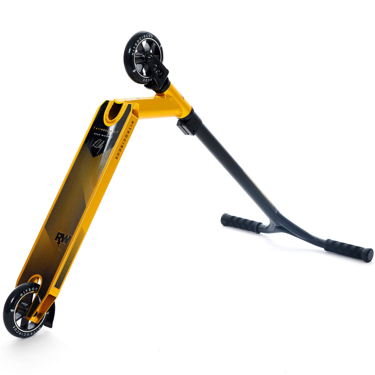 Nitro Circus RW Replica Alloy Core Stunt Scooter - Ano Gold/Gloss Black/Satin Black