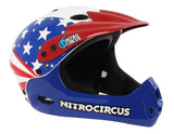 Nitro Circus H12 - Stars & Stripes Full Face Helmet - Red/White