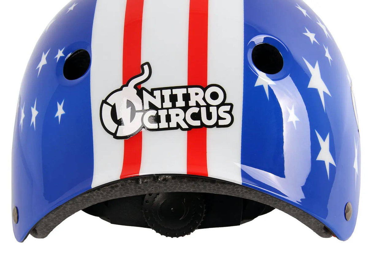Nitro Circus H11 - Stars & Stripes Helmet - Blue/White/Red