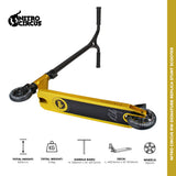 Nitro Circus RW Signature REPLICA Stunt Scooter - Ano Gold/Gloss Black/Satin Black