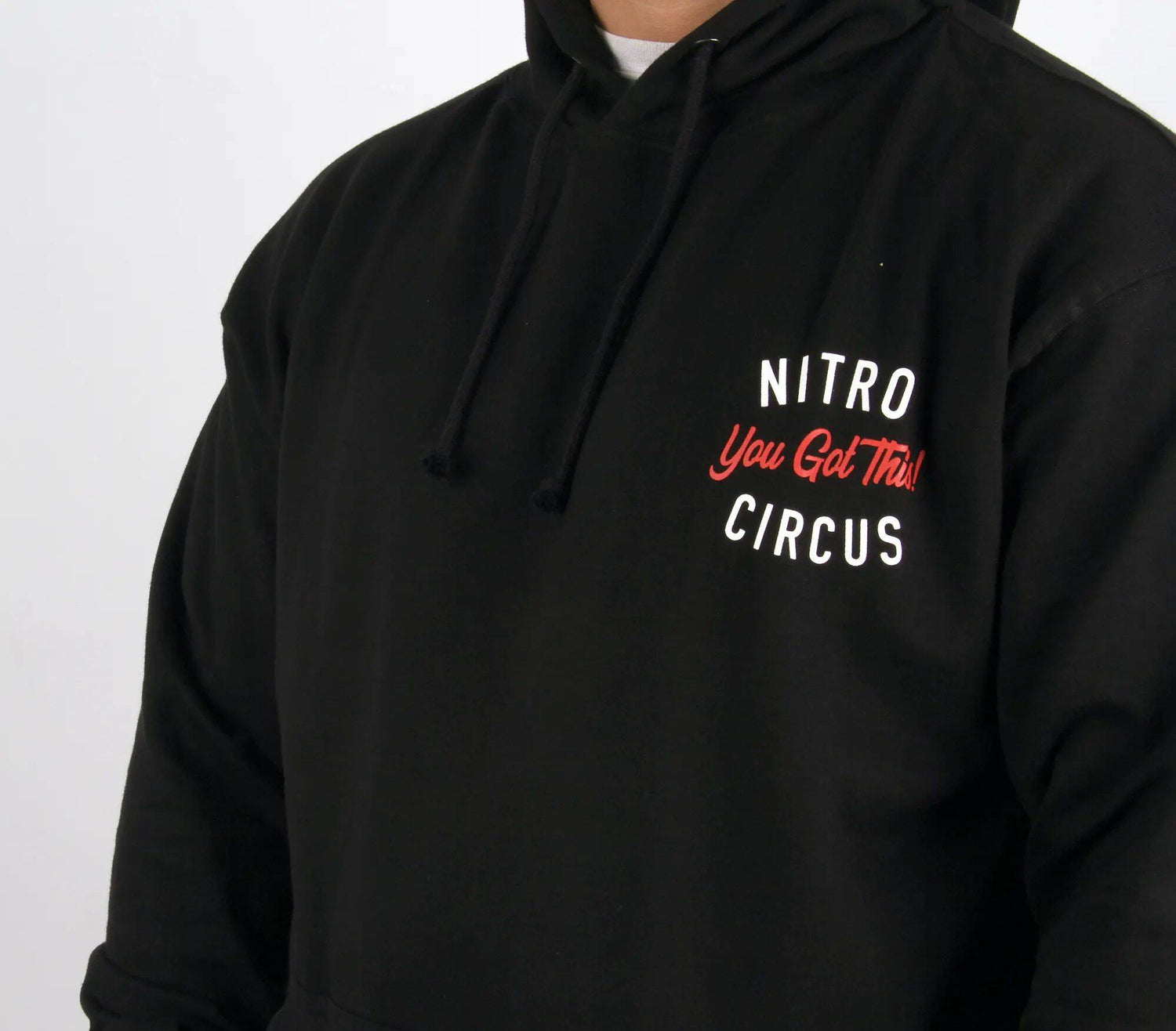 Nitro Circus You Got This Checkered Hoodie - Black