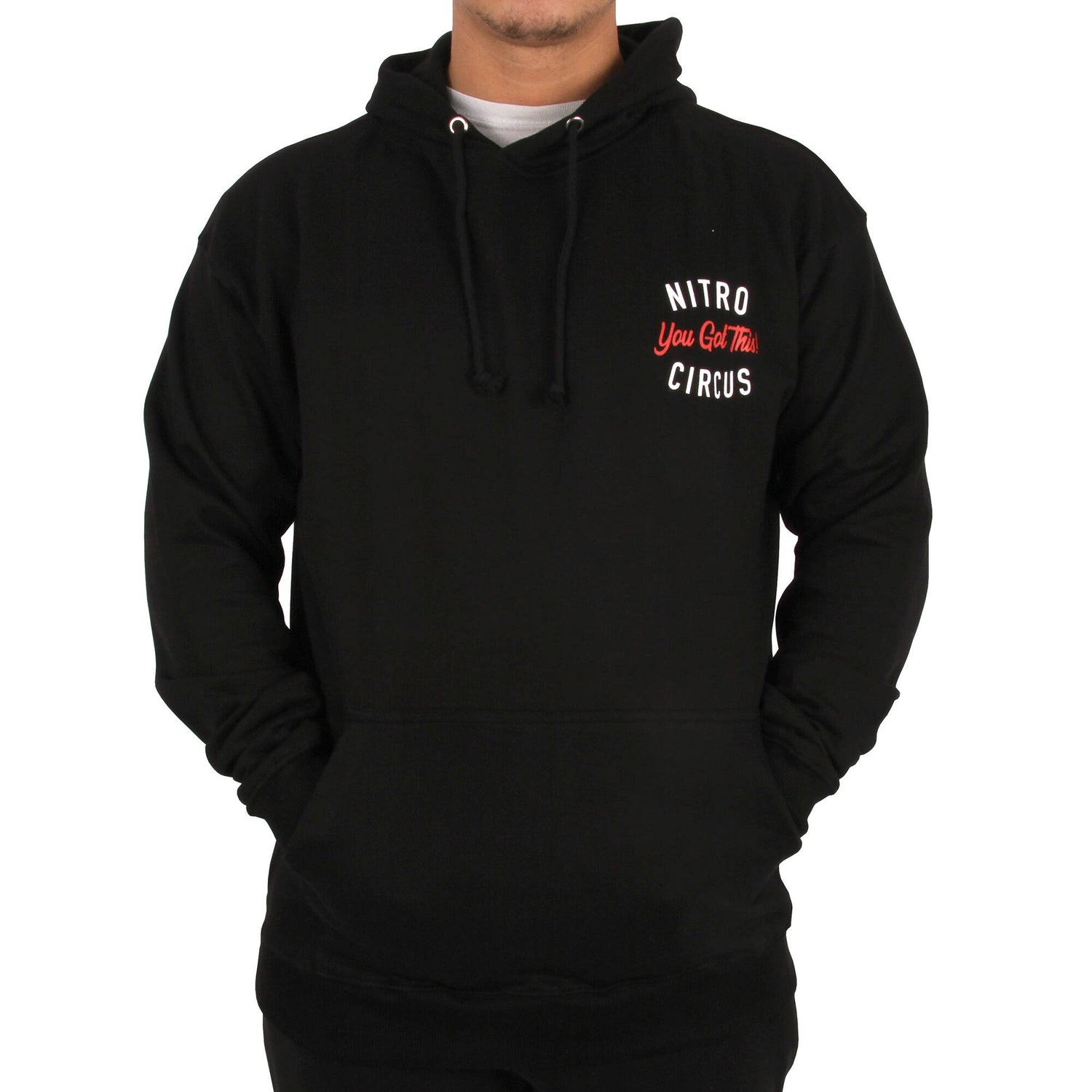 Nitro Circus You Got This Checkered Hoodie - Black Medium