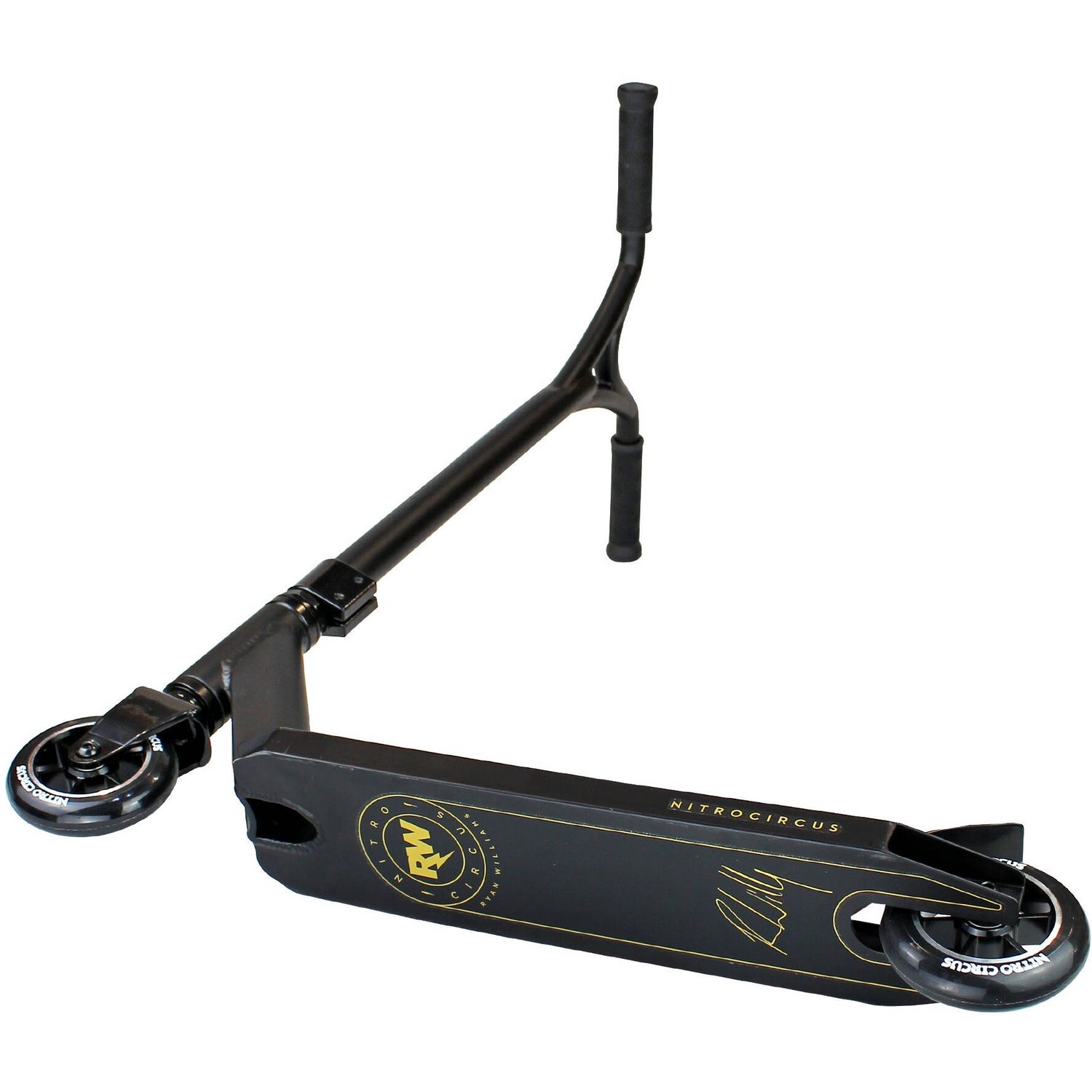Nitro Circus RW Signature REPLICA Junior Stunt Scooter - Satin Black/Gloss Black/Satin Black