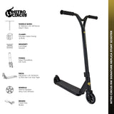 Nitro Circus RW Signature REPLICA Stunt Scooter - Satin Black/Gloss Black/Satin Black