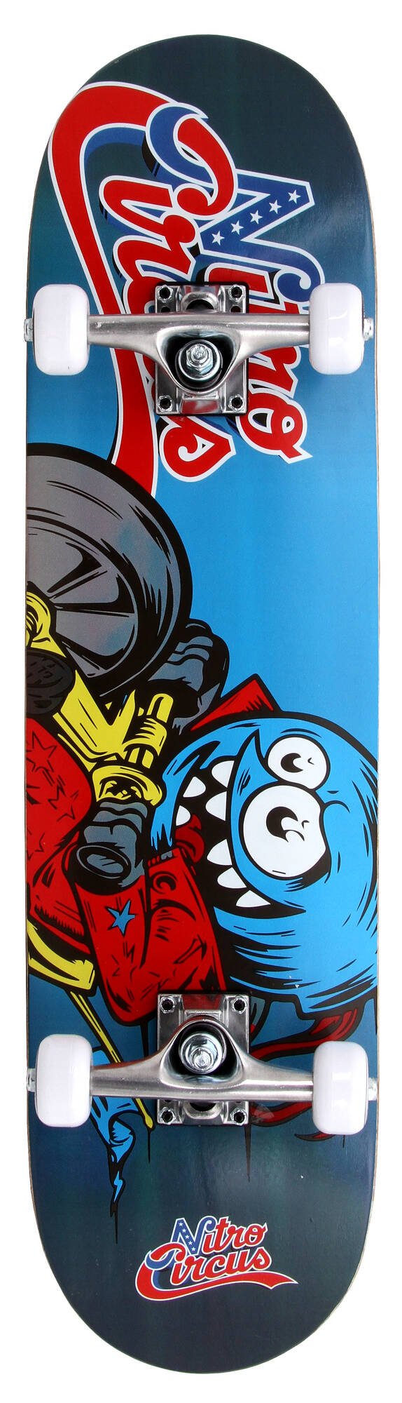 Nitro Circus Comic Stunt Complete Skateboard - 8''