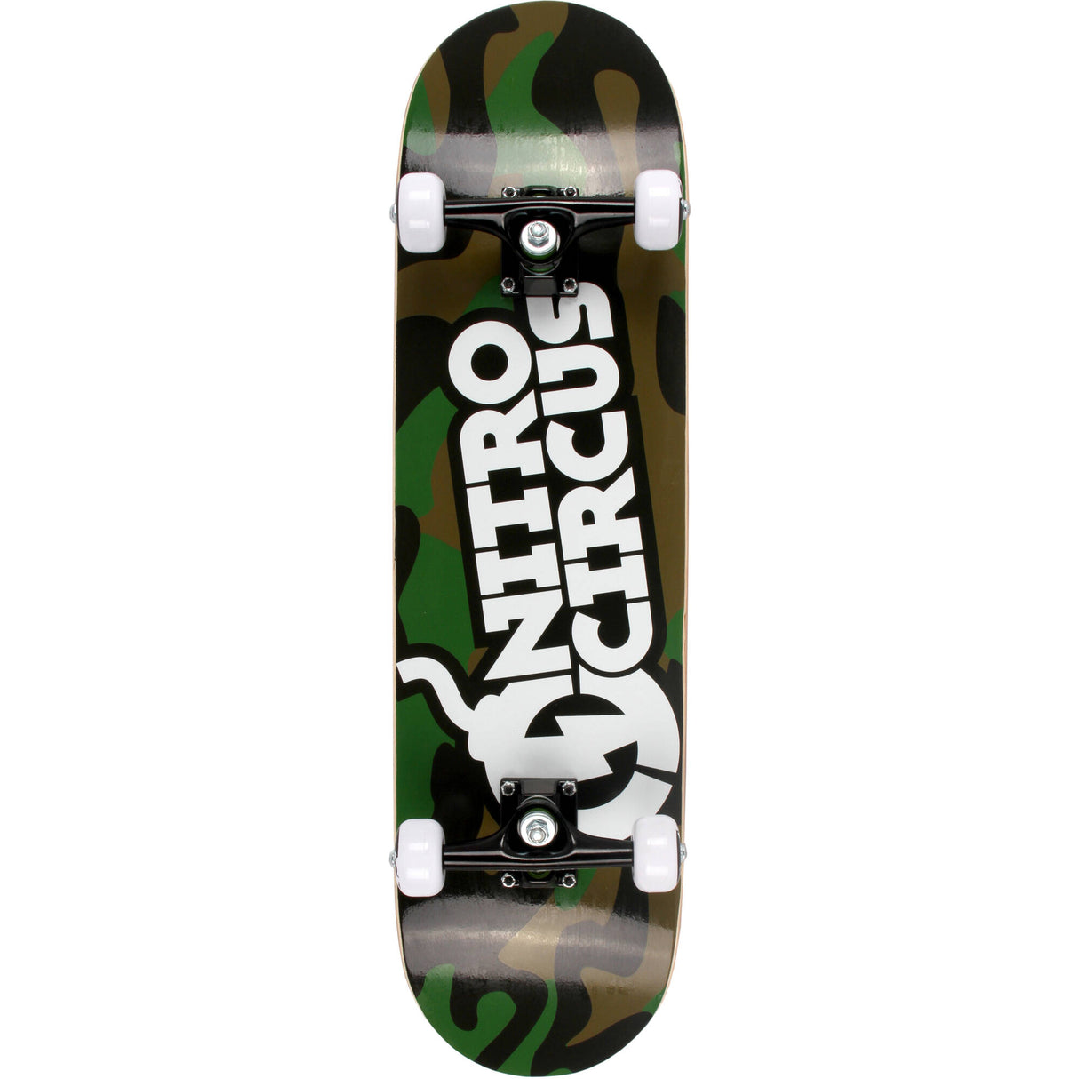 Nitro Circus Camouflage Complete Skateboard - Green 8''