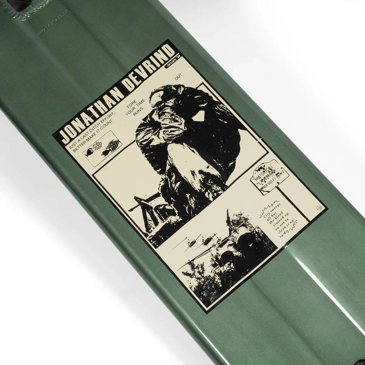 North Unity Jon DeVrind G5 Scooter Deck - Forest 22.25" x 6.5"
