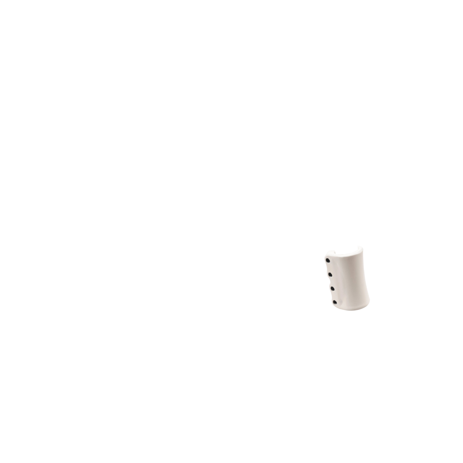 North Profile SCS Scooter Clamp - Matte Cream