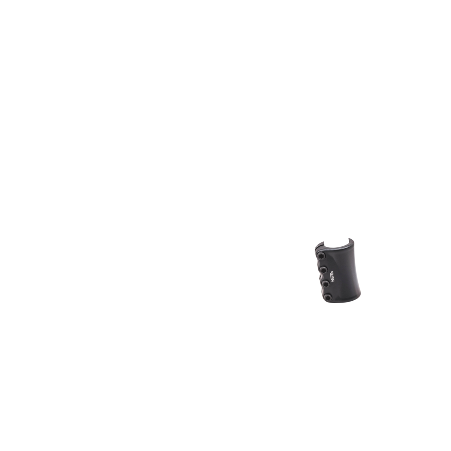 North Profile SCS Scooter Clamp - Matte Black