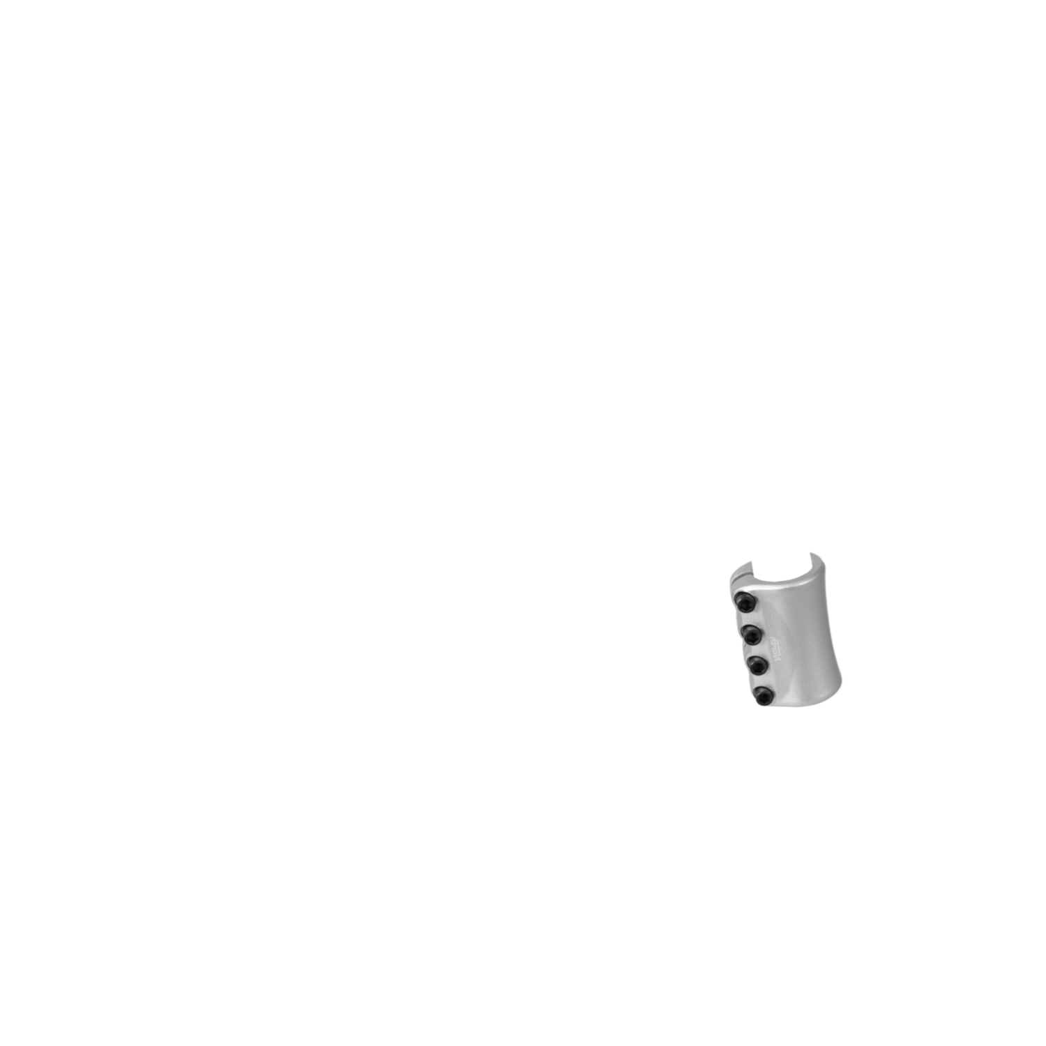 North Profile SCS Scooter Clamp - Raw