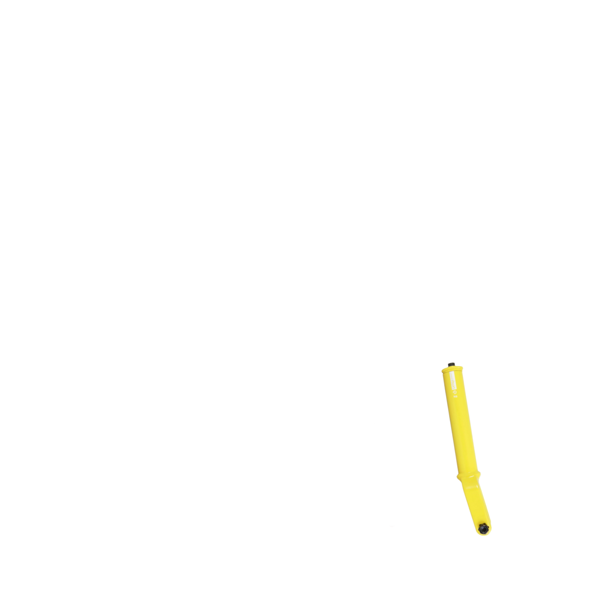 North LH G2 SCS/HIC Scooter Forks - Canary Yellow