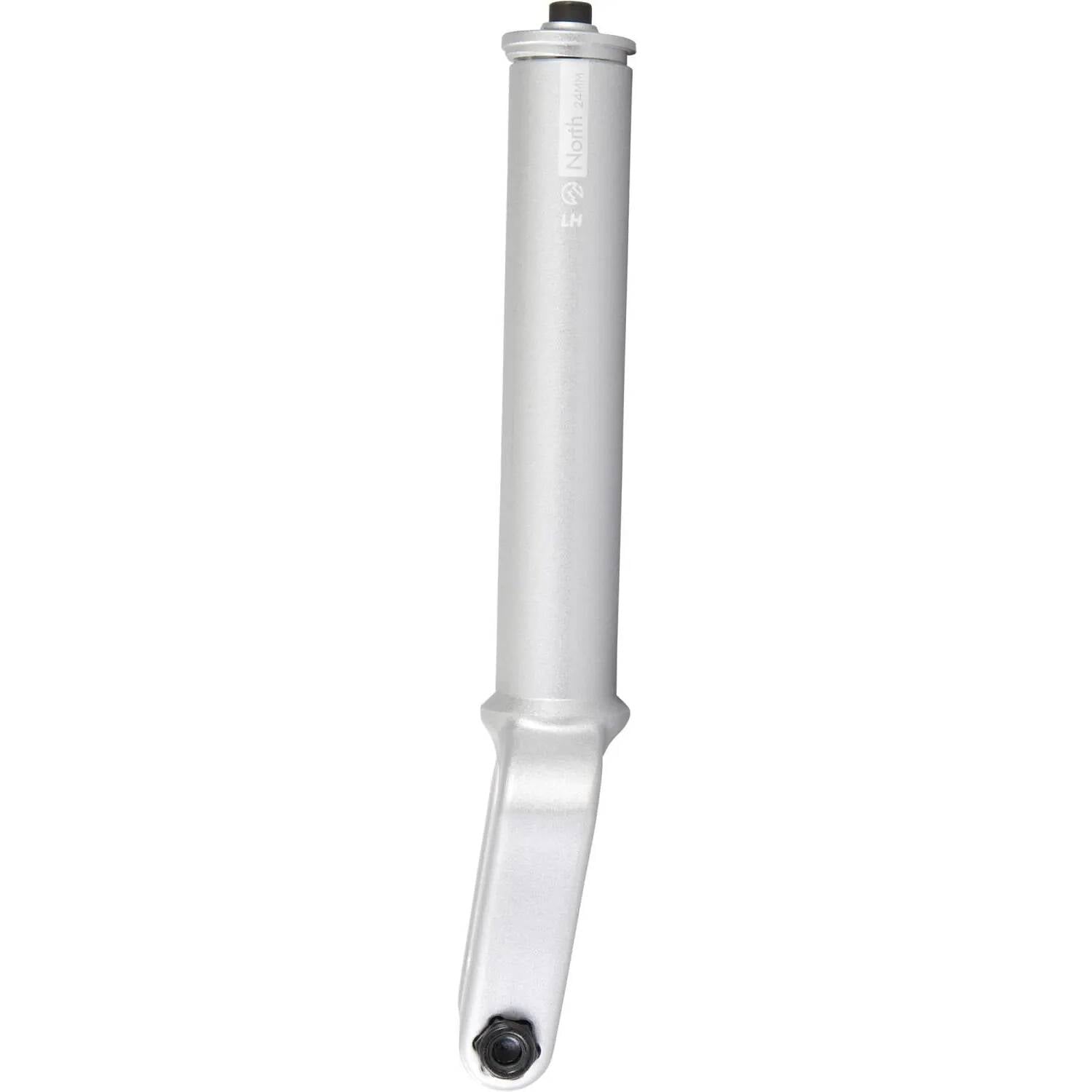 North LH G2 SCS/HIC Scooter Forks - Matte Silver