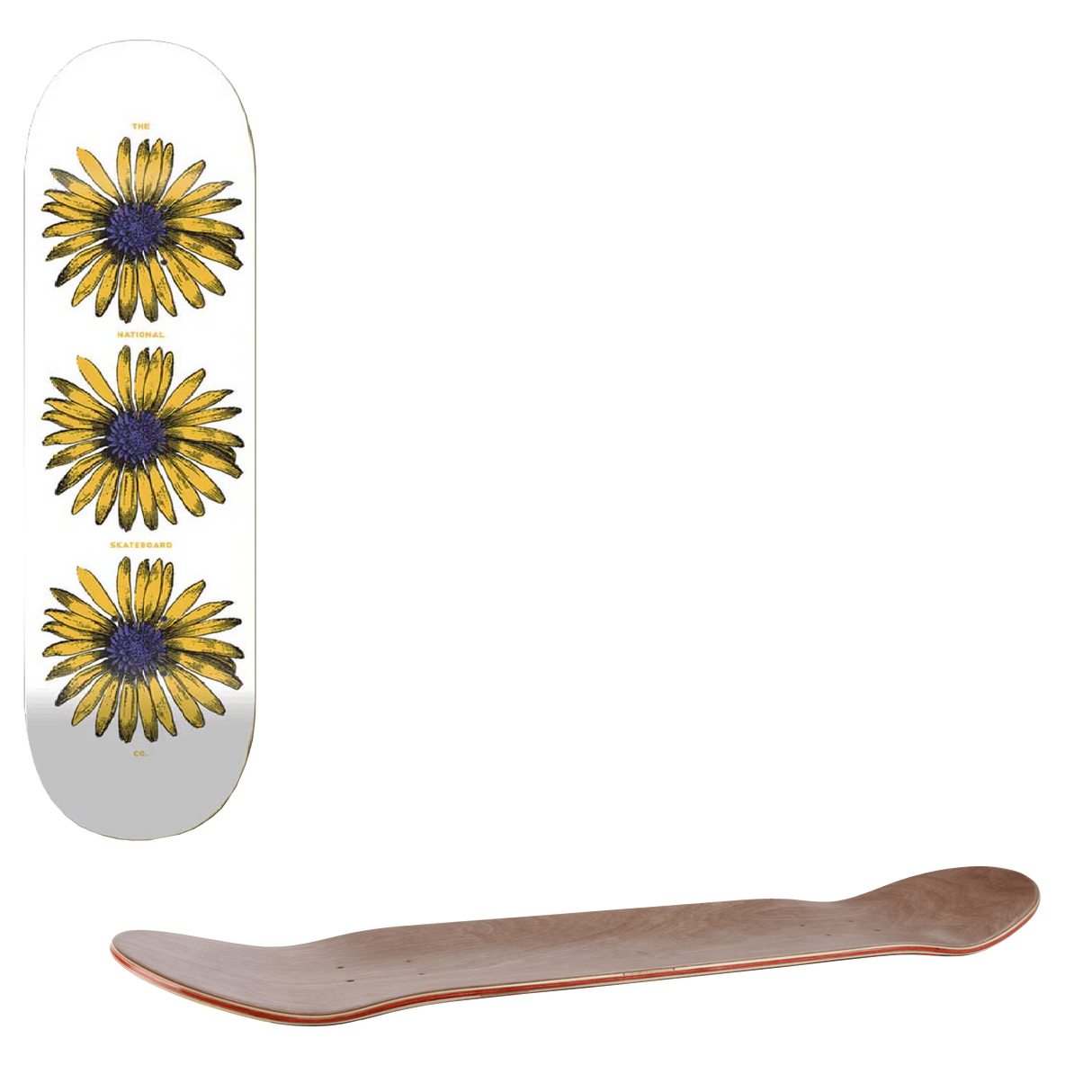 The National Skate Co Team Logo Skateboard Deck 8.125"
