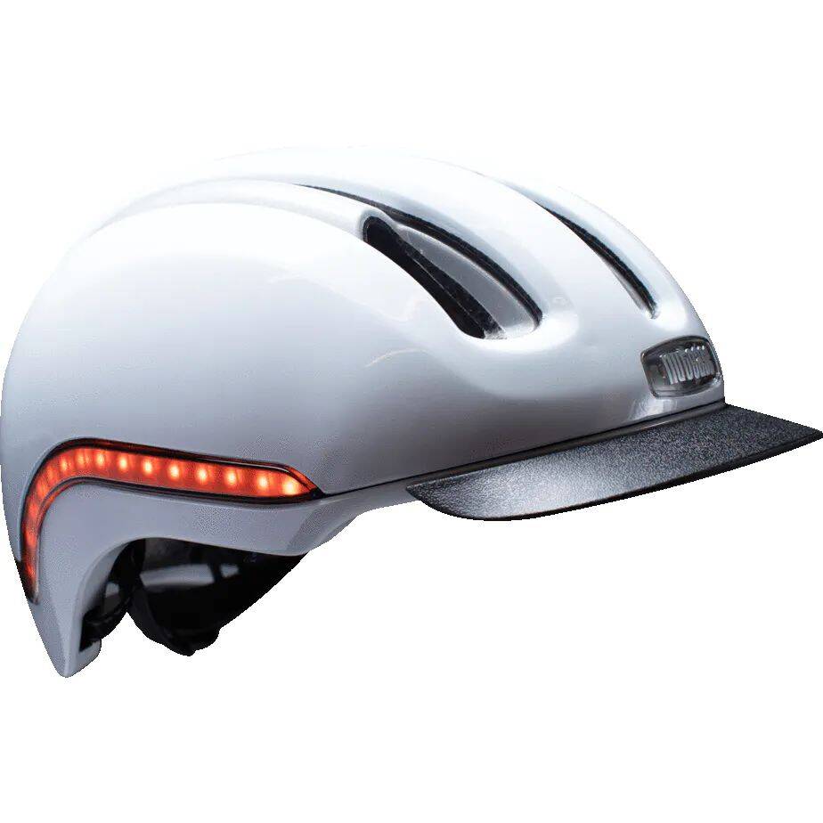 Nutcase Vio MIPS LED Helmet - Blanco Gloss