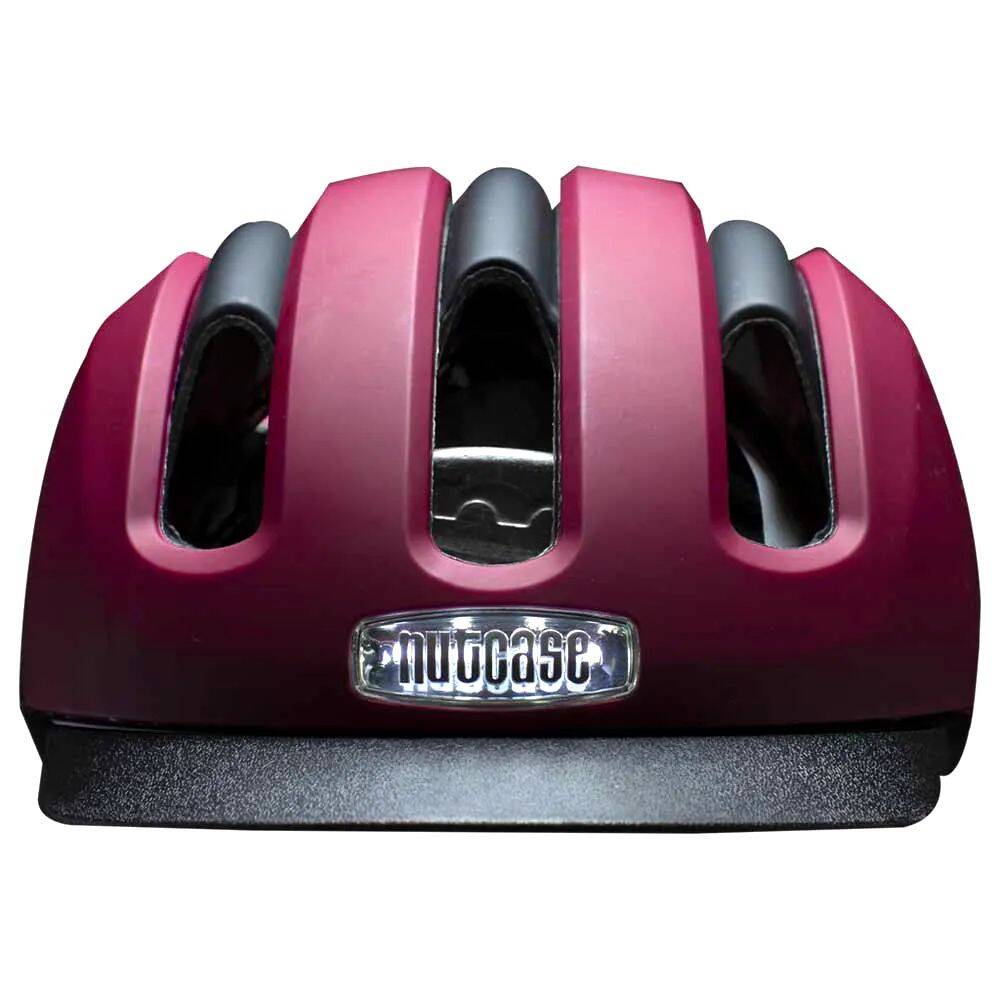 Nutcase Vio MIPS LED Helmet - Cabernet Matte