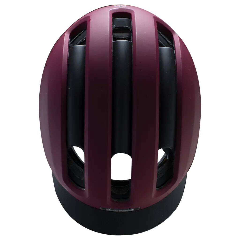 Nutcase Vio MIPS LED Helmet - Cabernet Matte