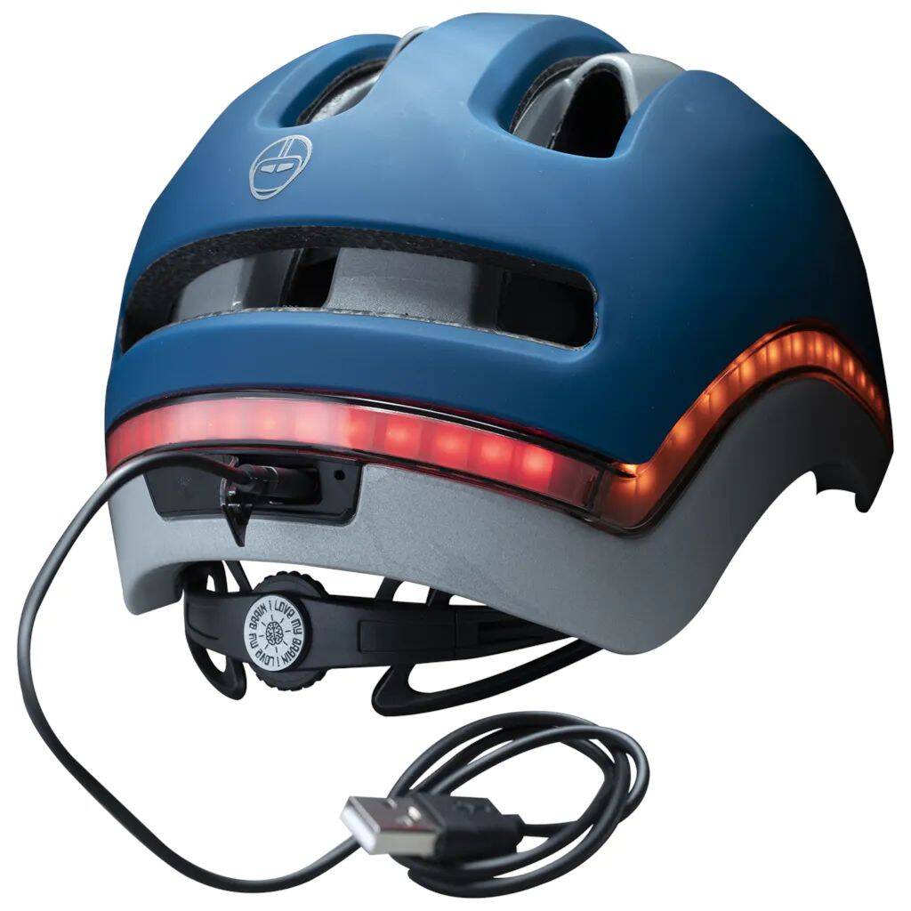 Nutcase Vio MIPS LED Helmet - Navy Matte