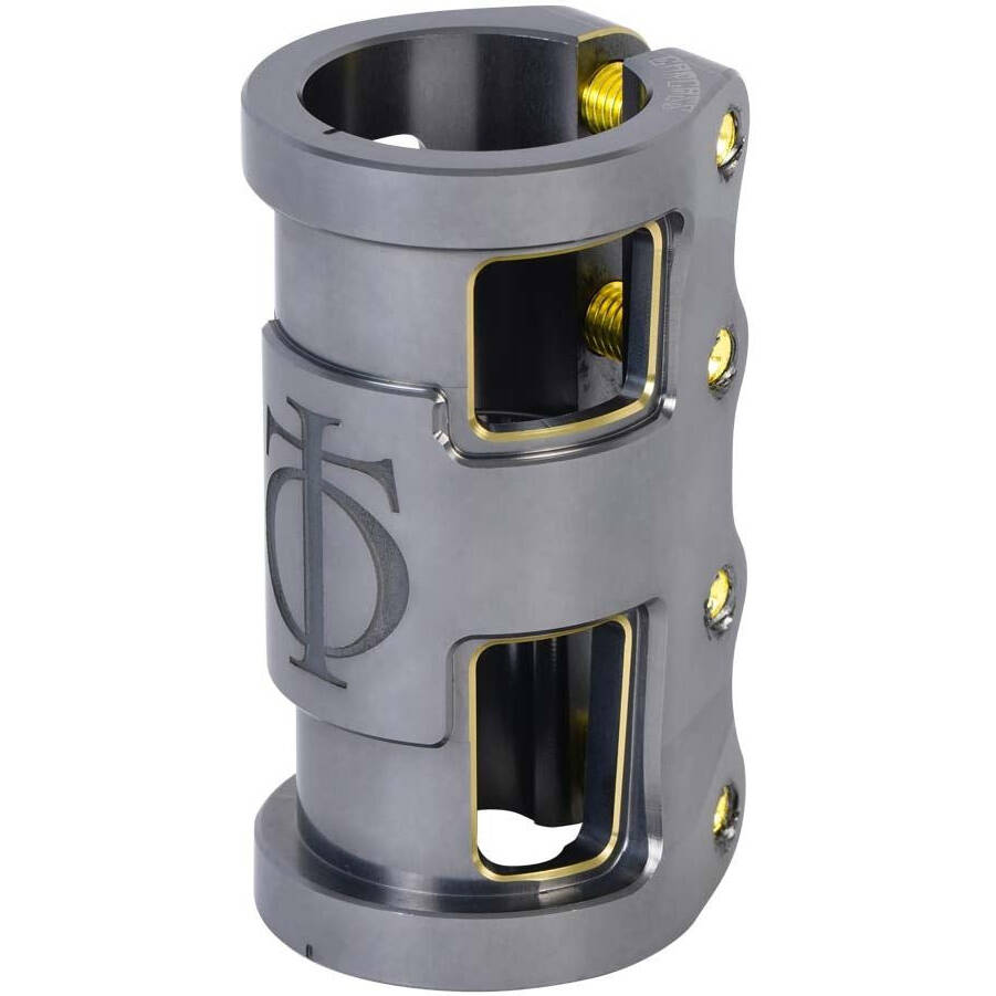 Oath Carcass SCS 4 Bolt Clamp - Gold/Titanium