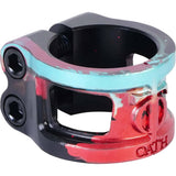 Oath Cage V2 HIC/IHC Scooter Collar Clamp - Black/Teal/Red