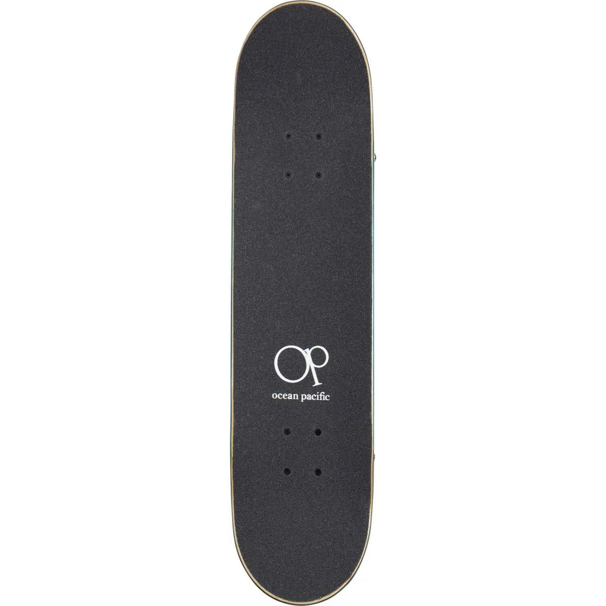 Ocean Pacific Sunset Complete Skateboard - White/Red 8"