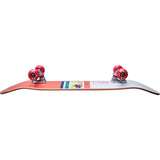 Ocean Pacific Sunset Complete Skateboard - White/Red 8"