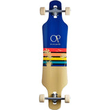 Ocean Pacific Sunset Drop Through Complete Longboard - Navy 39"