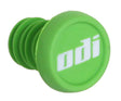 ODI BMX/Scooter Push-In End Plugs (2 Pack) - Green