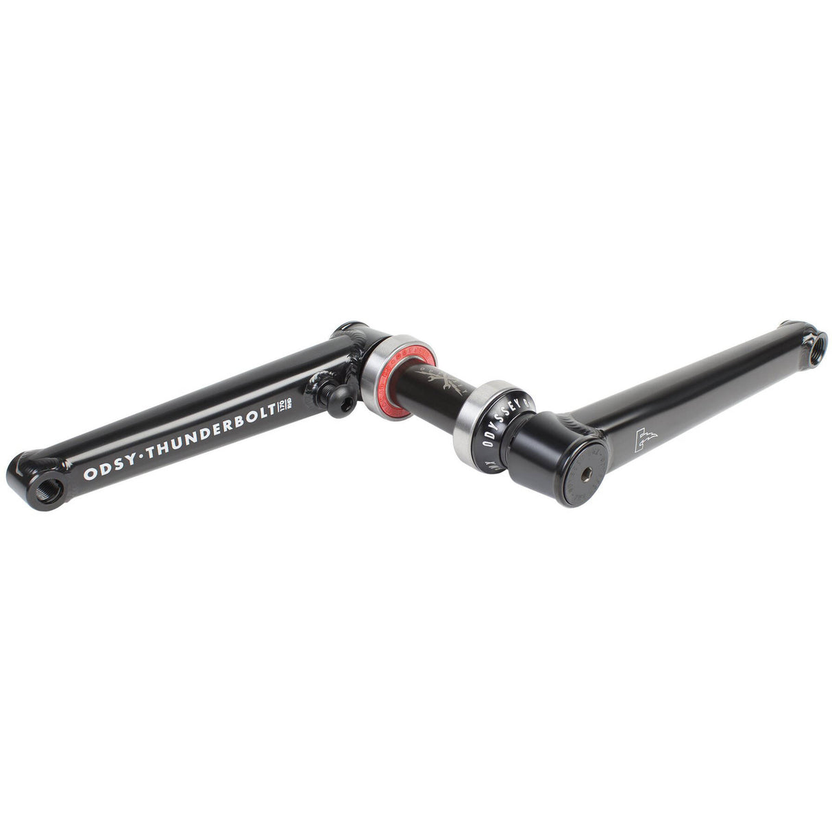 Odyssey Thunderbolt Plus LHD 165mm BMX Cranks - Rust Proof Black