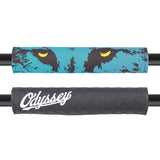 Odyssey Reversible Bar Pad Bike Protectors - Billiard Green