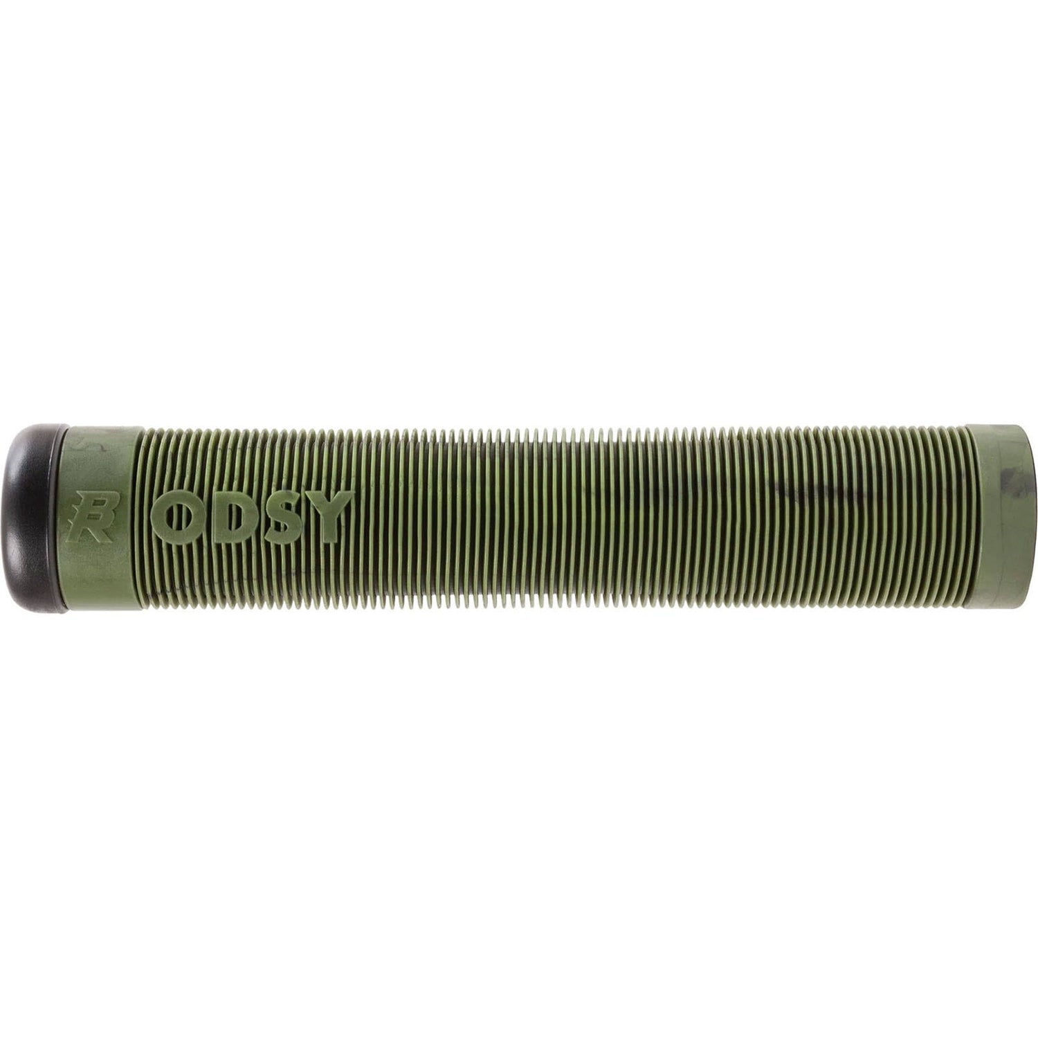 Odyssey Broc Raiford BMX Grips - Black/Army Green Swirl