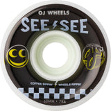 OJ Kimbel SEE SEE Super Juice 78a Skateboard Wheels - White 60mm