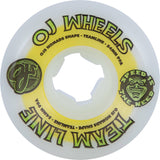 OJ Team Hardline 99a Skateboard Wheels - White 54mm