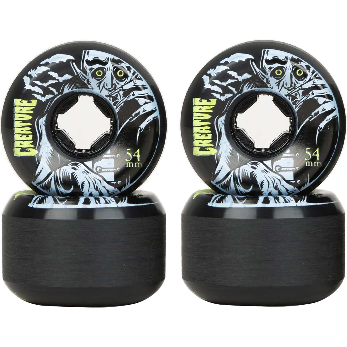 OJ Coffin Box Bloodsuckers Skateboard Wheels - White 54mm