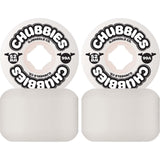 OJ Chubbies Skateboard Wheels - White 52mm