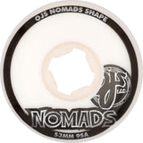 OJ Elite Nomads 95A Skateboard Wheels - Black/White 53mm