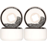 OJ Elite Nomads 95A Skateboard Wheels - Black/White 53mm