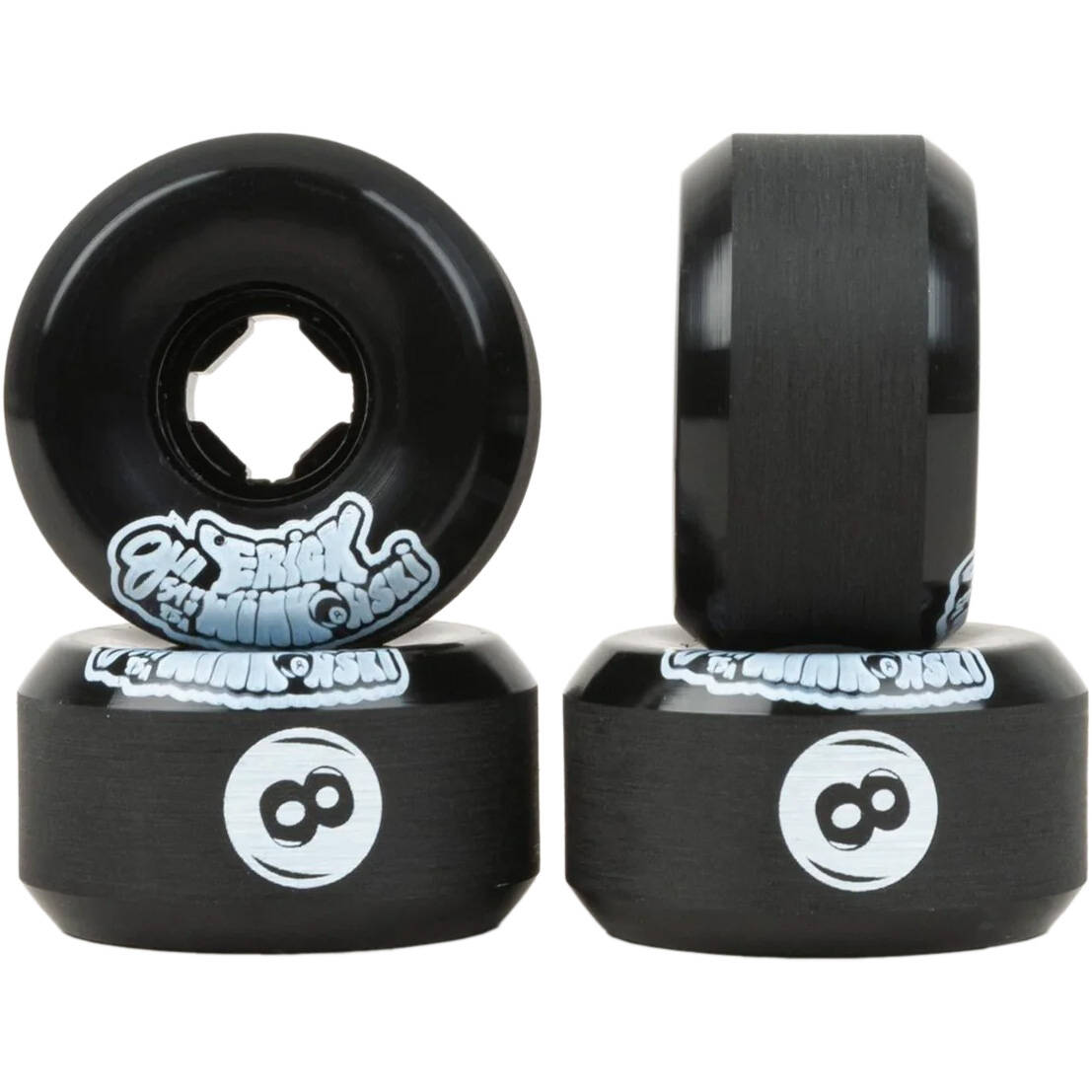 OJ Elite Winkowski Behind The 8 Ball Skateboard Wheels - Black 54mm