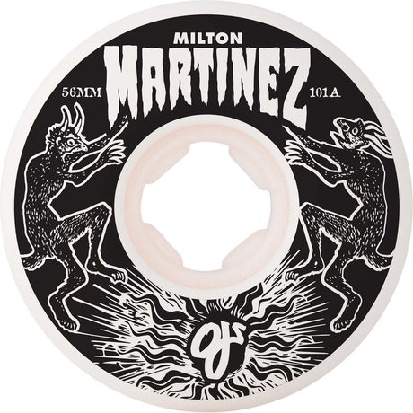 OJ Martinez Elite Criaturas Chubbies Skateboard Wheels - White 56mm