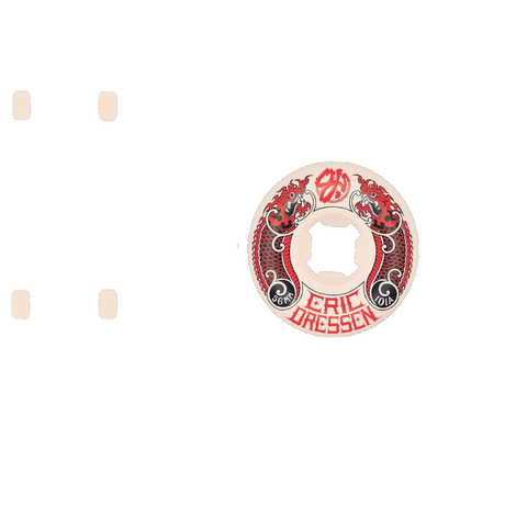 OJ Dressen Dragon Elite Hardline 101a Skateboard Wheels - 56mm
