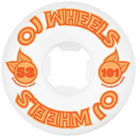 OJ From Concentrate Hardline 101a Skateboard Wheels - Orange 53mm